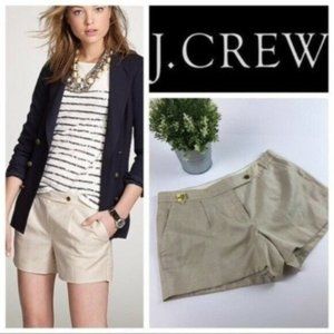 J.Crew Shorts Womens Size 2 Smart Trouser Beige T… - image 1